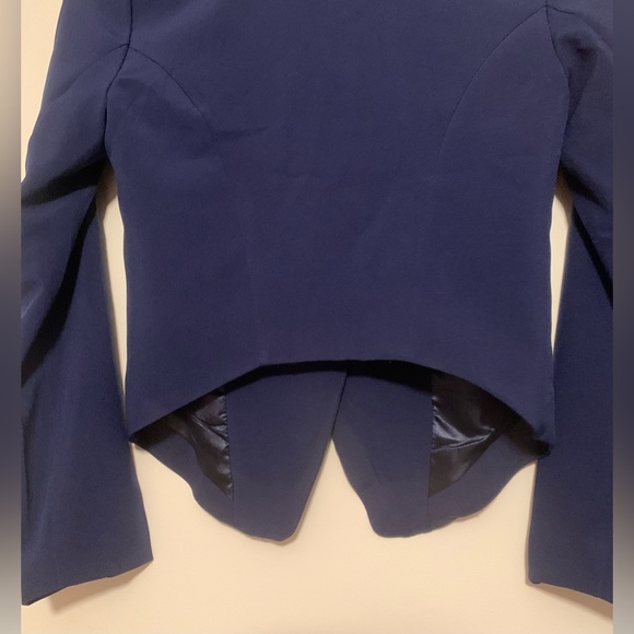 Super CUTE royal navy blue short blazer Spacegirl jacket with tails long sleeve - Picture 5 of 12